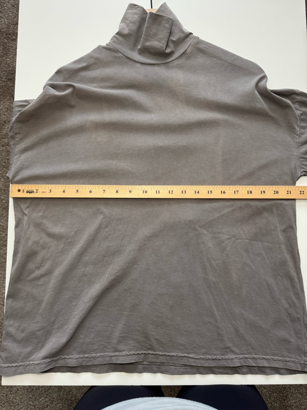 Olderbrother Long Sleeve Turtleneck Organic Japanese Cotton Shirt men’s size XS - Picture 9 of 12